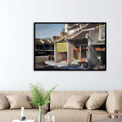 Tranh treo tường phong cảnh Hà Nội xưa - HNX010