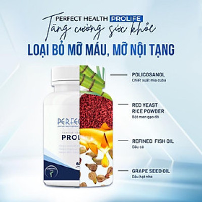 Viên uống gan nhiễm mỡ PROLIFE Damode lọ 60 viên