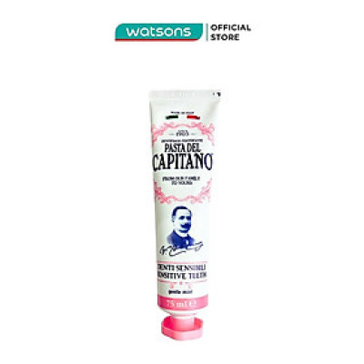 Kem Đánh Răng Pasta Del Capitano 1905 Cho Răng Nhạy Cảm Sensitive Toothpaste 75ml