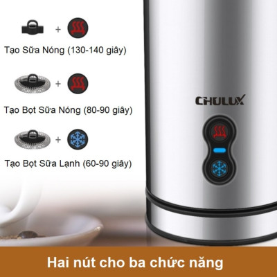 Máy tạo bọt sữa thương hiệu Chulux QF-MF223BA 500W - HÀNG NHẬP KHẨU