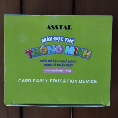 Máy Đọc Thẻ Tiếng Anh, Máy Đọc Thẻ Flashcard Song Ngữ Anh Việt 224 Từ Vựng