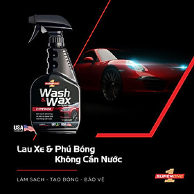 Dung Dịch Lau Xe Và Phủ Bóng Ngoại Thất Không Cần Nước SUPERONE Waterless Wash And Wax - Exterior SOUTHWALL A201