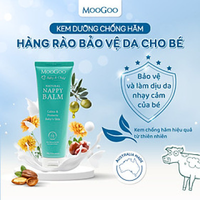 Kem Chống Hăm Em Bé MooGoo - Baby Range - Nappy Balm 120g