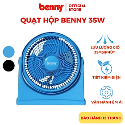 Quạt Hộp Benny BFT-08S, Blue, 35W, 8 inch- Bảo hành 12 tháng- Hàng chính hãng
