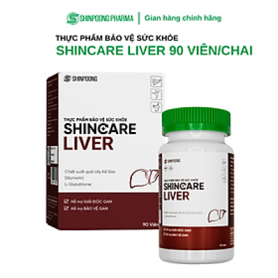 [Hộp 90 viên] Viên Uống SHINCARE LIVER - Hỗ trợ giảm độc gan, bảo vệ gan - SHINPOONG PHARMA