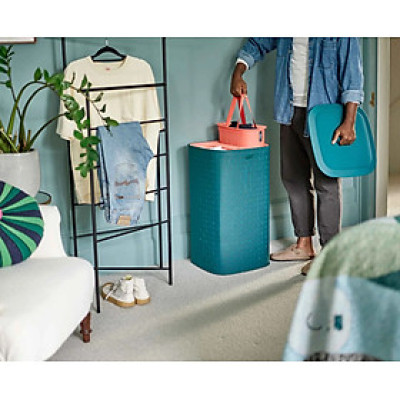 Giỏ đựng quần áo 2 ngăn có quai xách Joseph Joseph 50022 Tota Pop 60L (Green) hàng chính hãng