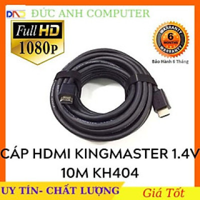 Cáp HDMI 1.4v KINGMASTER KH404 dài 10M Chất Lượng Tốt- Không Nhiễu- Hàng Chính Hãng