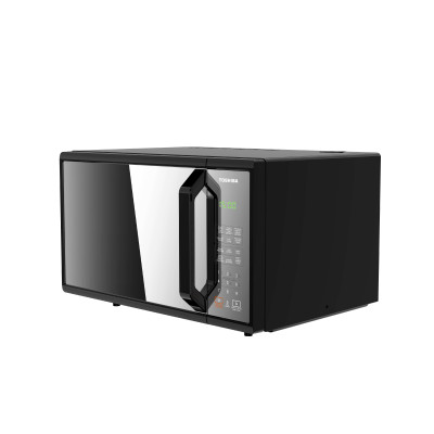 Lò vi sóng mặt gương Toshiba 25 lít MM-EM25PE(BM) - Công suất 800W - 11 mức công suất, Thực đơn tự động - Hàng chính hãng - Bảo hành 12 tháng chính hãng, chất lượng Nhật Bản