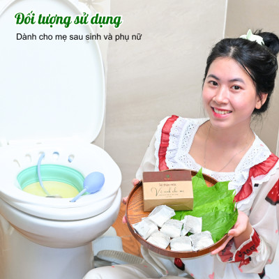 Combo 1 gel gừng giảm eo + 1 hộp thảo mộc vệ sinh cho mẹ Wonmom