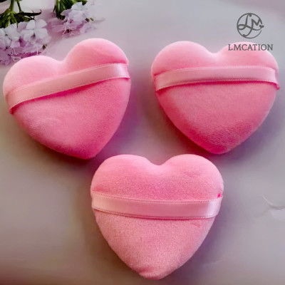 Bông dặm phấn phủ trái tim LMcation