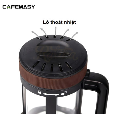 Máy rang hạt cà phê không khí dùng cho gia đình cao cấp Cafemasy CCR-1209R2 - Bảo Hành 12 Tháng (Hàng Nhập Khẩu)