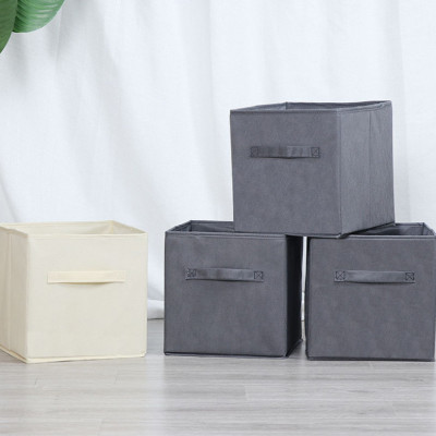 Bộ 2 Hộp Vải Đựng Đồ Đa Năng TD4 Gấp Gọn Cao Cấp, Túi Vải Thụy Điển Kích Thước 28x28x28cm Sang Trọng Không Nắp miDoctor