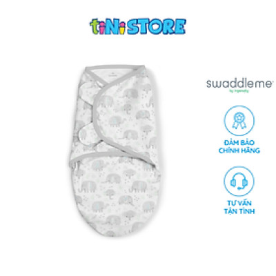 Chăn Quấn Bé Hình Chú Voi Ditzy Ellie SwaddleMe 56766BDSV