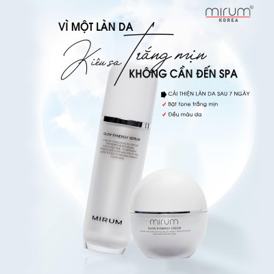 Tinh Chất dưỡng trắng da #Nám, #Tàn_Nhang & Làm_Trắng Da Mirum 45ml – Mirum Glow Synergy Serum
