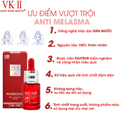 Serum Ngừa Nám Tàn Nhang Đồi Mồi VK II ( 15ml/35ml )