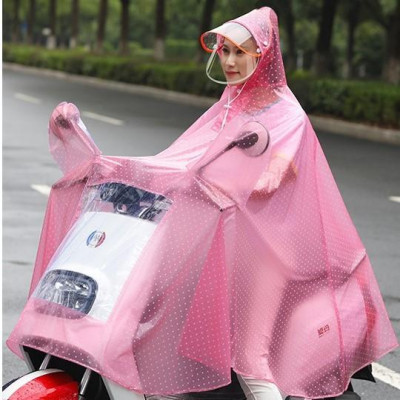 Áo Mưa 1 và 2 Đầu Có Kính Che Mặt Cánh Dơi Chấm Bi Thời Trang Chất Liệu dẻo mềm - hàng việt