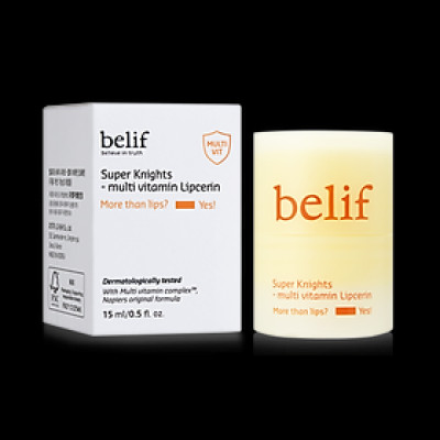 Lipcerin dưỡng môi đa năng thế hệ mới, ẩm mượt căng mọng Belif Super Knights – Multi Vitamin Lipcerin 15ml