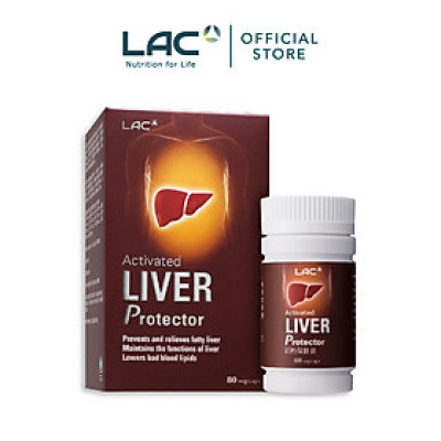 VIÊN UỐNG HỖ TRỢ NGĂN NGỪA GAN NHIỄM MỠ LAC ACTIVATED LIVER PROTECTOR (80 VIÊN)