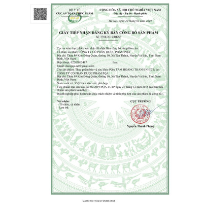 Tam Hoàng Thanh Nhiệt PQA Giúp Giải Độc Cơ Thể Giảm Triệu Chứng Nhiệt Miệng Hộp 10 Ống