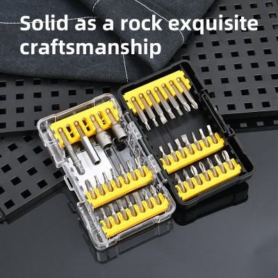 Bộ 39 đầu vít Deli chất liệu thép chống gỉ - Đầu vặn ốc vít các loại có từ tính