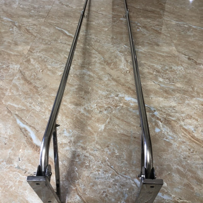 Thanh móc màn gấp gọn dạng rút SU304. 1 bộ ( 2 cái ) BH 24 THÁNG