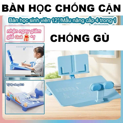 Bàn Học Thông Minh Chống Gù, Chống Cận, Chống Ngủ Gật – Ngăn Ngừa Cận Thị, Gù Lưng Hiệu Quả