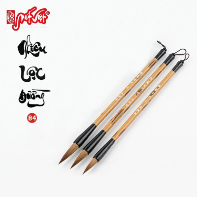 Bút lông Lang hào Cổ nghệ Nhiêu Lộc Đường thư pháp viên bút & nét xước