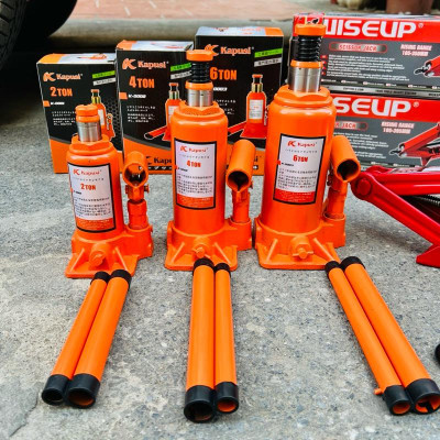 Kích, Con Đội Thủy Lực Kapusi – 2T / 4T / 6T / 8T / 10T / 12T / 16T / 20T / 32T – Dụng Cụ Nâng Xe, Nâng Vật Nặng Chuyên