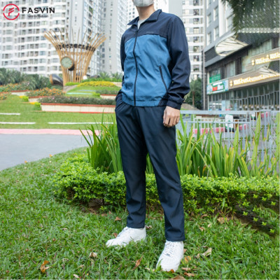 Bộ Gió Dày Nam FASVIN BD22535 02 Lớp Lót Thun Thể Thao Dày Dặn Ấm Áp