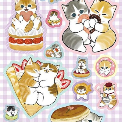 Sách ngoại văn: mofusand Dekadeka Sticker Book (Japanese Edition)