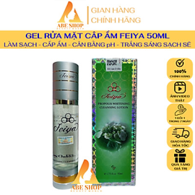 Gel Rửa Mặt FEIYA Propolis Whitening Cleansing 50ml – Làm Sạch Sâu, Kiểm Soát Nhờn, Cân Bằng pH