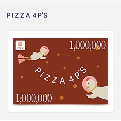 Giftpop - Phiếu Quà Tặng Pizza 4P