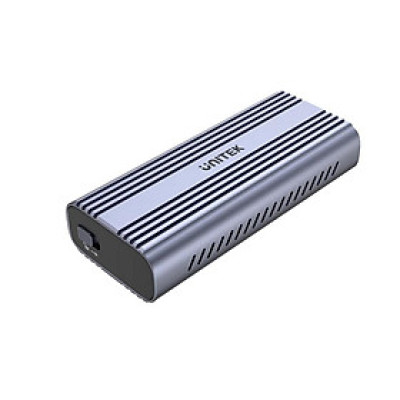 HỘP ĐỰNG Ổ CỨNG DI ĐỘNG SSD GIAO DIỆN USB-C 10GB RA CỔNG M2 PCLE/SATA ENCLOSURE S1225A UNITEK - HÀNG CHÍNH HÃNG