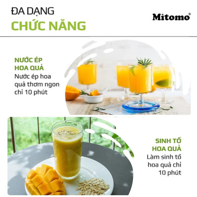 Máy ép trái cây, máy ép Mitomo EC-55 hàng chính hãng bảo hành 3 năm