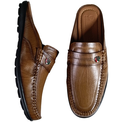 Giày Sục Nam HA NAM Da Bò Thật Cao Cấp GSB2080