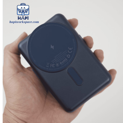 Sạc dự phòng hàng chính hãng WiWU Trunk Series 5-in-1 Wi-PP04, cáp C/L, sạc không dây 15W