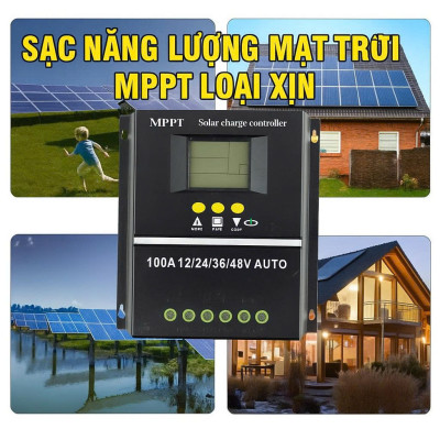 Bộ Sạc MPPT 80A 12V-48V – Bộ Điều Khiển Năng Lượng Mặt Trời Thông Minh, Dành Cho Hệ Solar Gia Đình, đèn trang trí