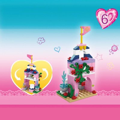 Bộ 6 Đồ Chơi Lắp Ráp Lâu Đài Cổ Tích 6 Trong 1 - Fairy Tale Castle - Toys&Joys 8776 (447 Mảnh Ghép)