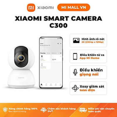 Camera Quan Sát Xiaomi Mi 360 Camera C300 - Hàng Nhập Khẩu