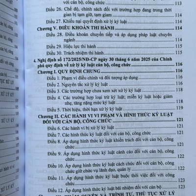 Sách Luật Cán Bộ, Công Chức 2025 – Các Văn Bản Quy Định Chi Tiết Thi Hành (V2616T)