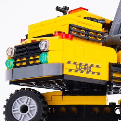 Đồ Chơi Lắp Ráp Máy Xúc Đào Thủy Lực 2 Trong 1 - Hydraulic Excavator - Toys&Joys 8632 (268 Mảnh Ghép)