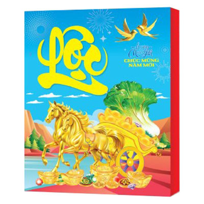 Lịch Bloc Siêu Cực Đại Đặc Biệt 2026 - Non Nước Việt Nam - An Lành Hạnh Phúc - Đại Việt Á DVA02 - Chữ Lộc