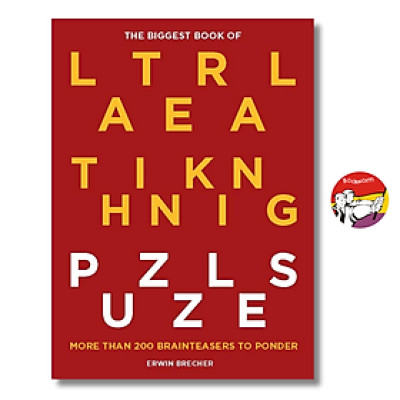 Sách - The Biggest Book of Lateral Thinking Puzzles: 100+ Brainteasers to Ponder by Erwin Brecher