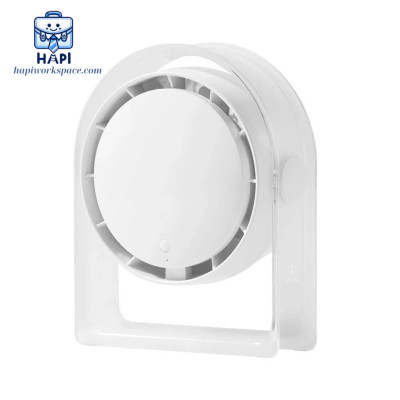 Quạt để bàn hàng chính hãng WiWU Snow Small Hurricane 2000mAh Wi-FS07: Quạt mini tích điện, điều chỉnh góc độ