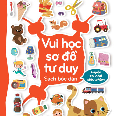 Combo Vui Học Sơ Đồ Tư Duy: Sách Bóc Dán (6 Cuốn)