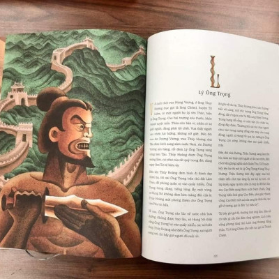 NAM HẢI DỊ NHÂN LIỆT TRUYỆN – bìa cứng in màu khổ lớn – Ta Huy Long minh họa- Phan Kế Bính – ấn bản kỷ niệm 65 năm NXB Kim Đồng 