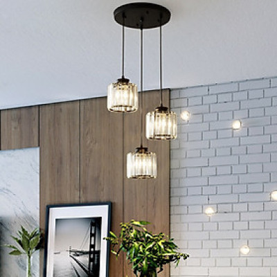 Đèn thả UGOT pha lê trang trí nội thất - kèm bóng LED và đế ốp trần