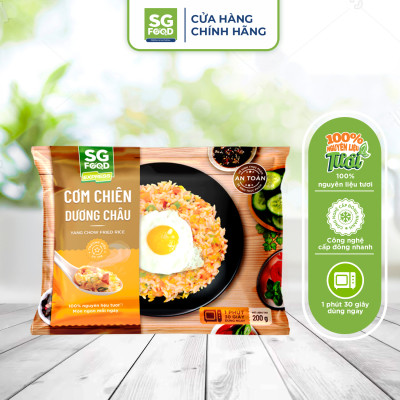 Combo 5 Gói Cơm Chiên Đủ Vị (Dương Châu, Hải Sản, Cá Mặn Gà Xé, Kim Chi, Gạo Lứt Chay) 200g