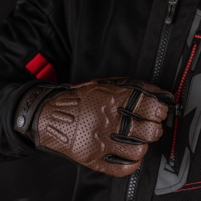 Găng Tay Bảo Hộ Lái Moto, Xe Máy LS2 Rust Man