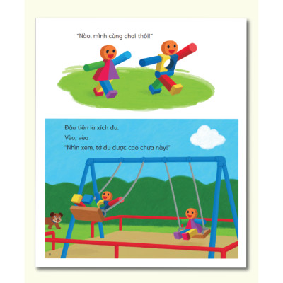 Đôi Bạn Khối Gỗ